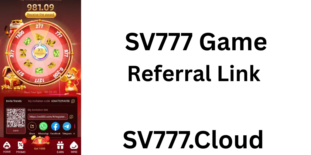 SV777 Game Referral Link